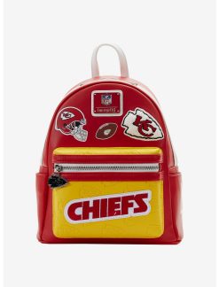 LOUNGFLY Loungefly NFL Kansas City Chiefs Icon Patches Mini Backpack