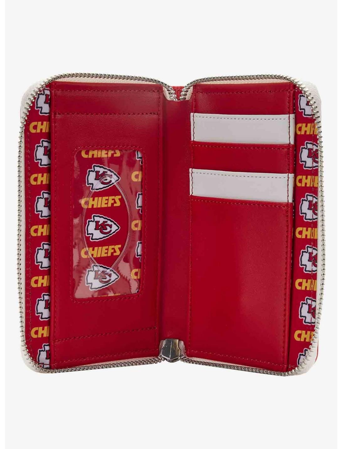 Loungefly NFL Kansas City Chiefs Icon Zipper Wallet LOUNGFLY Loungefly NFL Kansas City Chiefs Icon Zipper Wallet -transcendentactive shop 19170185 av2