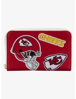 LOUNGFLY Loungefly NFL Kansas City Chiefs Icon Zipper Wallet