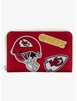 LOUNGFLY Loungefly NFL Kansas City Chiefs Icon Zipper Wallet