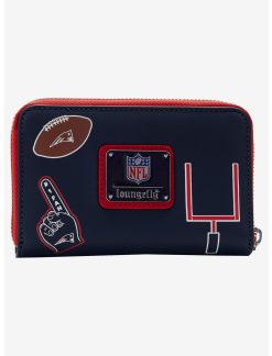 LOUNGFLY Loungefly NFL New England Patriots Icon Zipper Wallet -transcendentactive shop 19170189 av2