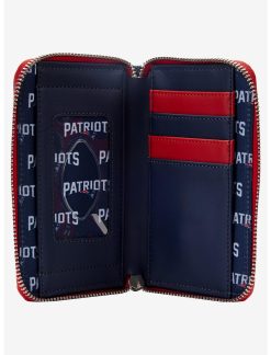 LOUNGFLY Loungefly NFL New England Patriots Icon Zipper Wallet -transcendentactive shop 19170189 av3