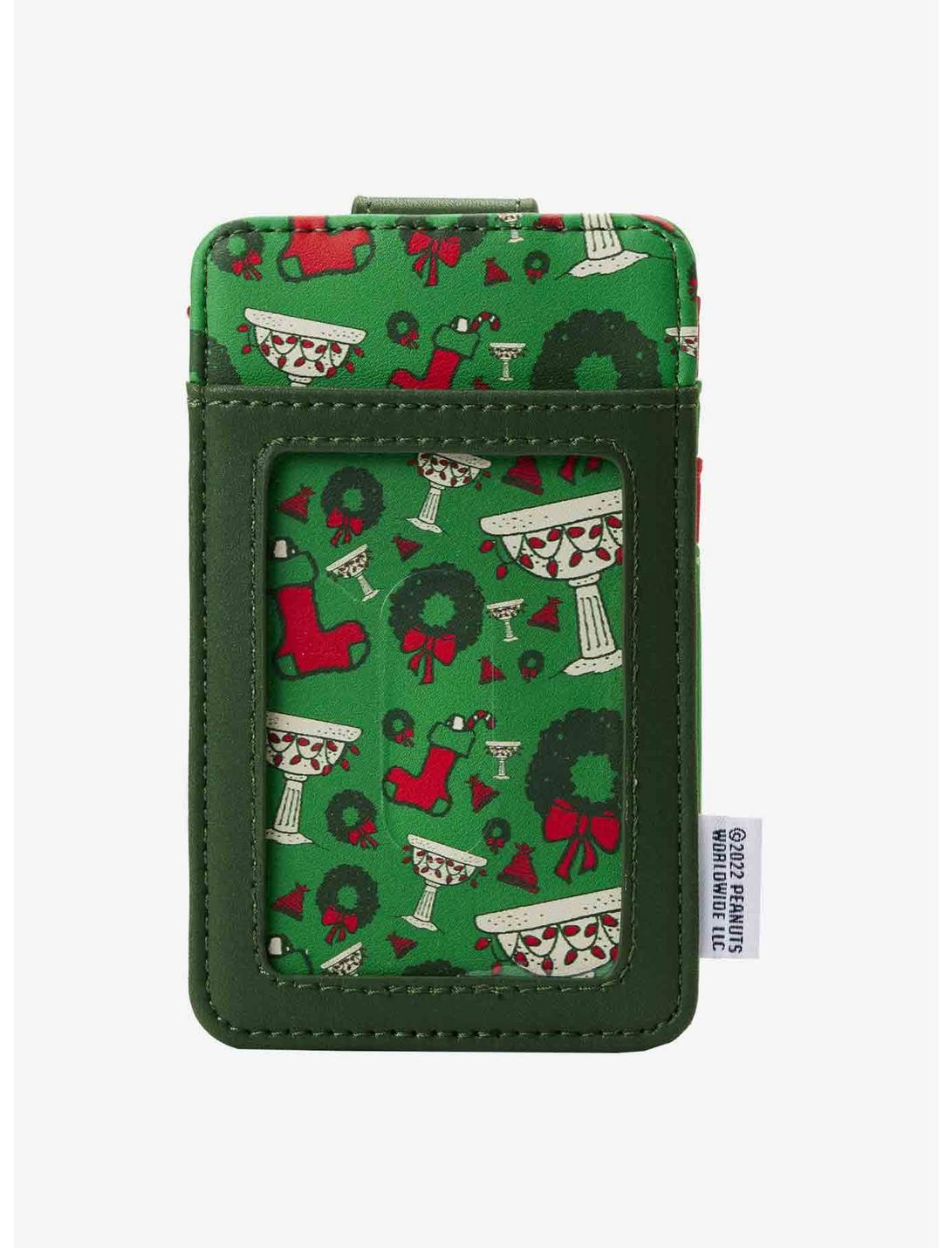 Loungefly Peanuts Snoopy Wreath Vertical Cardholder LOUNGFLY Loungefly Peanuts Snoopy Wreath Vertical Cardholder -transcendentactive shop 19170523 av1