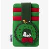 LOUNGFLY Loungefly Peanuts Snoopy Wreath Vertical Cardholder -transcendentactive shop 19170523 hi