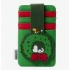 LOUNGFLY Loungefly Peanuts Snoopy Wreath Vertical Cardholder -transcendentactive shop 19170523 hi