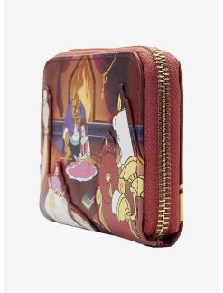 LOUNGFLY Loungefly Disney Beauty And The Beast Reading Zipper Wallet -transcendentactive shop 19170533 av3