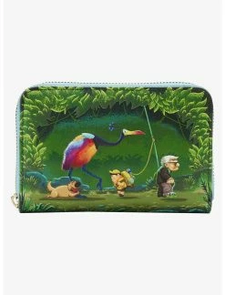 LOUNGFLY Loungefly Disney Pixar Up Jungle Mini Zipper Wallet