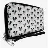 HUNIVERS Disney Mickey Mouse Smiling Zip Wallet -transcendentactive shop 19178967 hi