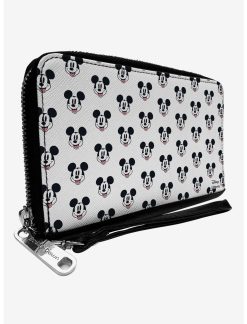 HUNIVERS Disney Mickey Mouse Smiling Zip Wallet