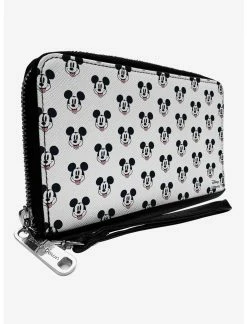 HUNIVERS Disney Mickey Mouse Smiling Zip Wallet