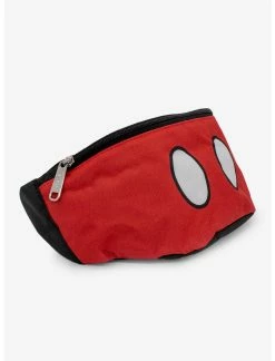 HUNIVERS Disney Mickey Mouse Buttons Canvas Fanny Pack -transcendentactive shop 19178981 av1