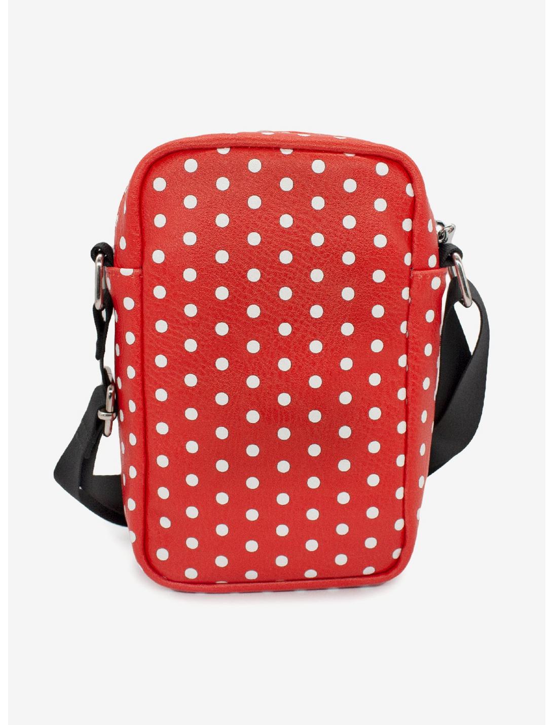 Disney Minnie Mouse Polka Dots Vegan Leather Crossbody Bag HUNIVERS Disney Minnie Mouse Polka Dots Vegan Leather Crossbody Bag -transcendentactive shop 19178989 av2