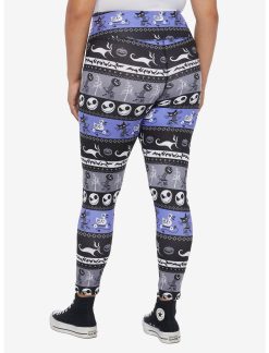 HUNIVERS The Nightmare Before Christmas Fair Isle Leggings Plus Size 4 HUNIVERS The Nightmare Before Christmas Fair Isle Leggings Plus Size -transcendentactive shop 19179433 av2