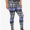 HUNIVERS The Nightmare Before Christmas Fair Isle Leggings Plus Size