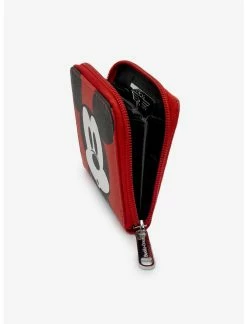 HUNIVERS Disney Mickey Mouse Red Black Zip Wallet -transcendentactive shop 19179501 av2