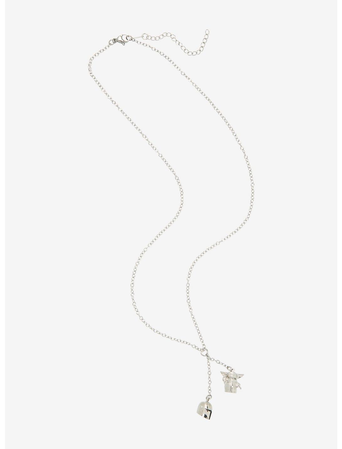 Her Universe Star Wars The Mandalorian Duo Necklace HUNIVERS Her Universe Star Wars The Mandalorian Duo Necklace -transcendentactive shop 19198760 av1