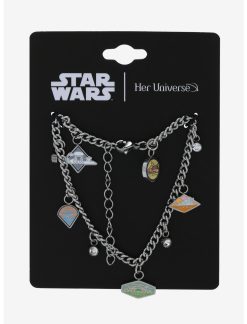 HUNIVERS Her Universe Star Wars Planets Charm Bracelet 4 HUNIVERS Her Universe Star Wars Planets Charm Bracelet -transcendentactive shop 19198762 av2