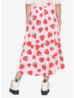 HUNIVERS Pink Strawberry Maxi Skirt 3 HUNIVERS Pink Strawberry Maxi Skirt -transcendentactive shop 19215649 av1