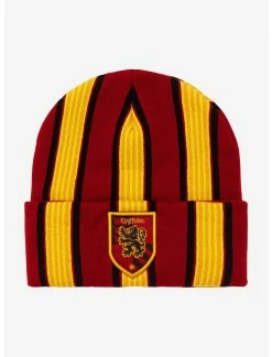 Bioworld Harry Potter Gryffindor Striped Beanie