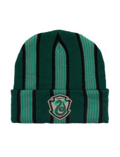 Bioworld Harry Potter Slytherin Striped Cuff Beanie