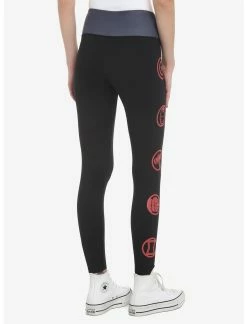 HUNIVERS Her Universe Marvel Avengers Icons Leggings -transcendentactive shop 19320089 av1