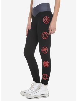 HUNIVERS Her Universe Marvel Avengers Icons Leggings 4 HUNIVERS Her Universe Marvel Avengers Icons Leggings -transcendentactive shop 19320089 av2