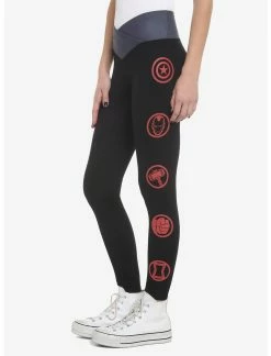 HUNIVERS Her Universe Marvel Avengers Icons Leggings -transcendentactive shop 19320089 av2