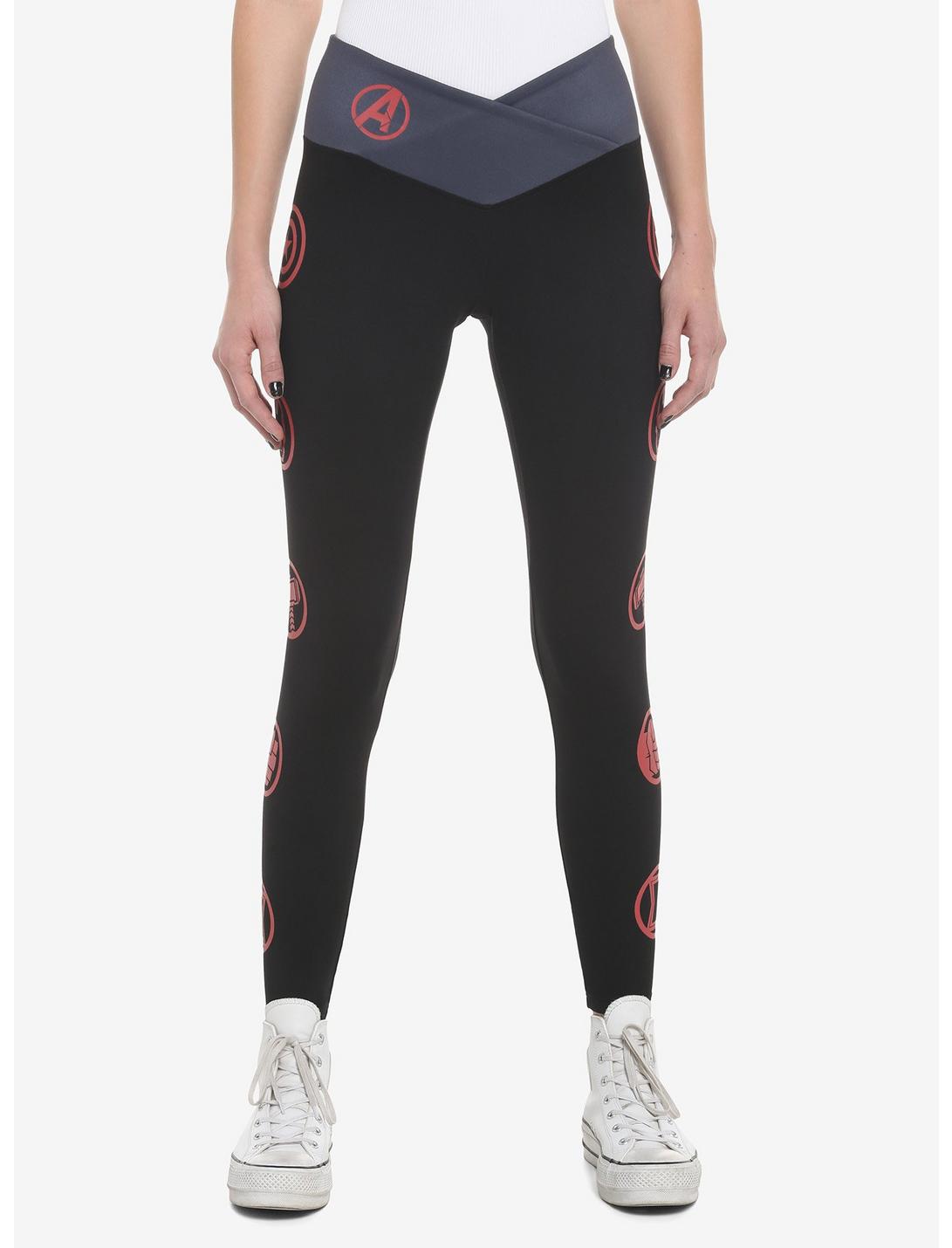 Her Universe Marvel Avengers Icons Leggings HUNIVERS Her Universe Marvel Avengers Icons Leggings -transcendentactive shop 19320089 hi
