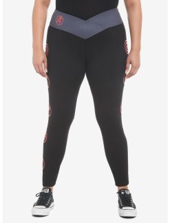 HUNIVERS Her Universe Marvel Avengers Icons Leggings Plus Size
