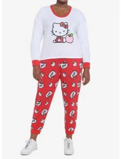 HUNIVERS Hello Kitty Apple Jogger Pajama Pants Plus Size 7 HUNIVERS Hello Kitty Apple Jogger Pajama Pants Plus Size -transcendentactive shop 19320190 av2