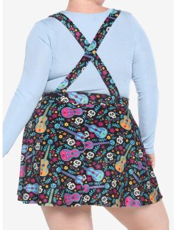 HUNIVERS Disney Pixar Coco Sugar Skull & Guitar Velvet Suspender Skirt Plus Size 4 HUNIVERS Disney Pixar Coco Sugar Skull & Guitar Velvet Suspender Skirt Plus Size -transcendentactive shop 19320212 av2