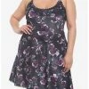 HUNIVERS Dark Rose Velvet Cami Dress Plus Size -transcendentactive shop 19353755 hi