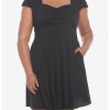 HUNIVERS Black Retro Sweetheart Dress Plus Size 1 HUNIVERS Black Retro Sweetheart Dress Plus Size -transcendentactive shop 19353785 hi