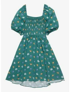 HUNIVERS Her Universe Disney Aladdin Icons Allover Print Smocked Dress -transcendentactive shop 19355935 av1