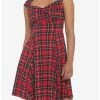 HUNIVERS Red Plaid Retro Sweetheart Dress 2 HUNIVERS Red Plaid Retro Sweetheart Dress -transcendentactive shop 19356107 hi