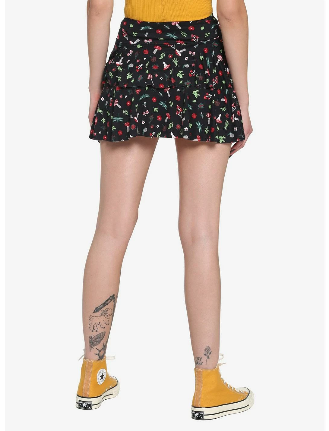 HUNIVERS Mushrooms & Bugs Tiered Skirt 4 HUNIVERS Mushrooms & Bugs Tiered Skirt - Image 2