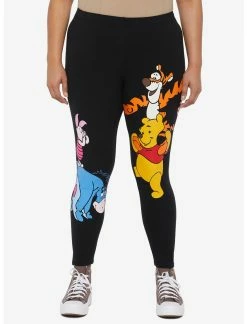 HUNIVERS Disney Winnie The Pooh Jumbo Character Leggings Plus Size