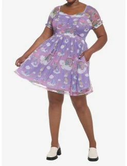 HUNIVERS Care Bears Characters In The Clouds Dress Plus Size 6 HUNIVERS Care Bears Characters In The Clouds Dress Plus Size -transcendentactive shop 19466964 av1