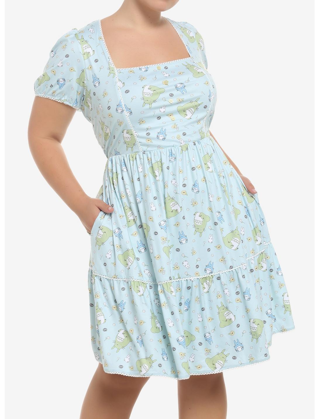 Studio Ghibli My Neighbor Totoro Pastel Dress Plus Size HUNIVERS Studio Ghibli My Neighbor Totoro Pastel Dress Plus Size -transcendentactive shop 19467024 hi