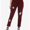 HUNIVERS Disney Mickey Mouse Embroidered Corduroy Mom Pants -transcendentactive shop 19467060 hi