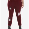 HUNIVERS Disney Mickey Mouse Embroidered Corduroy Mom Pants Plus Size -transcendentactive shop 19467072 hi