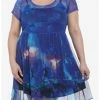 HUNIVERS Avatar: The Way Of Water Mesh Dress Plus Size -transcendentactive shop 19467149 hi