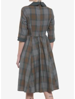 HUNIVERS Her Universe Outlander Tartan Plaid Swing Dress -transcendentactive shop 19467720 av2