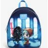 LNGEFLY Loungefly Star Wars Obi-Wan Vs. Darth Vader Chibi Characters Mini Backpack -transcendentactive shop 19493264 hi