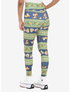 HUNIVERS Disney Chip 'N Dale Fair Isle Leggings 3 HUNIVERS Disney Chip 'N Dale Fair Isle Leggings -transcendentactive shop 19495878 av1