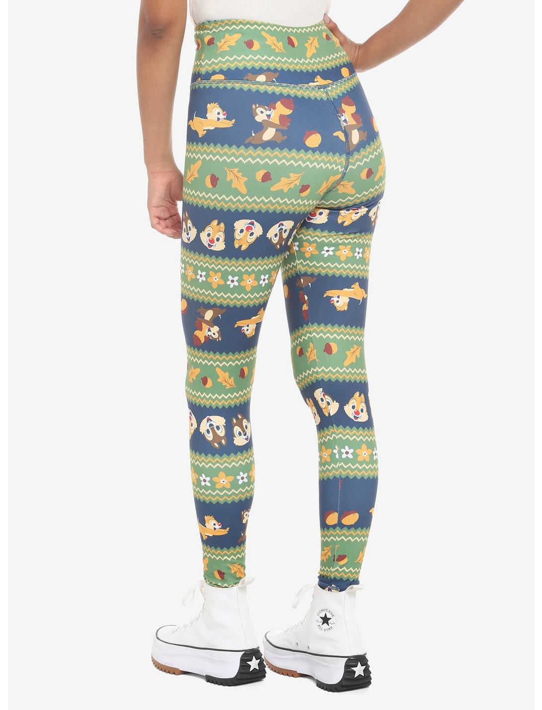 Disney Chip 'N Dale Fair Isle Leggings HUNIVERS Disney Chip 'N Dale Fair Isle Leggings -transcendentactive shop 19495878 av1