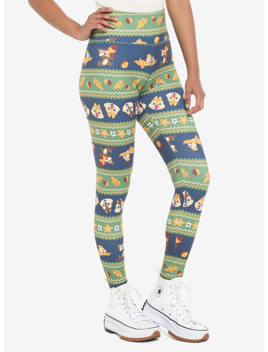 Disney Chip 'N Dale Fair Isle Leggings HUNIVERS Disney Chip 'N Dale Fair Isle Leggings -transcendentactive shop 19495878 hi