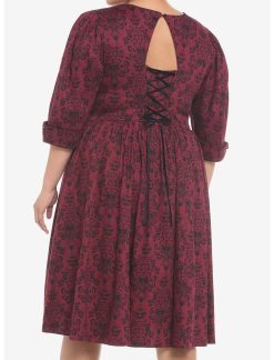 HUNIVERS Her Universe Disney The Haunted Mansion Retro Dress Plus Size -transcendentactive shop 19508373 av2