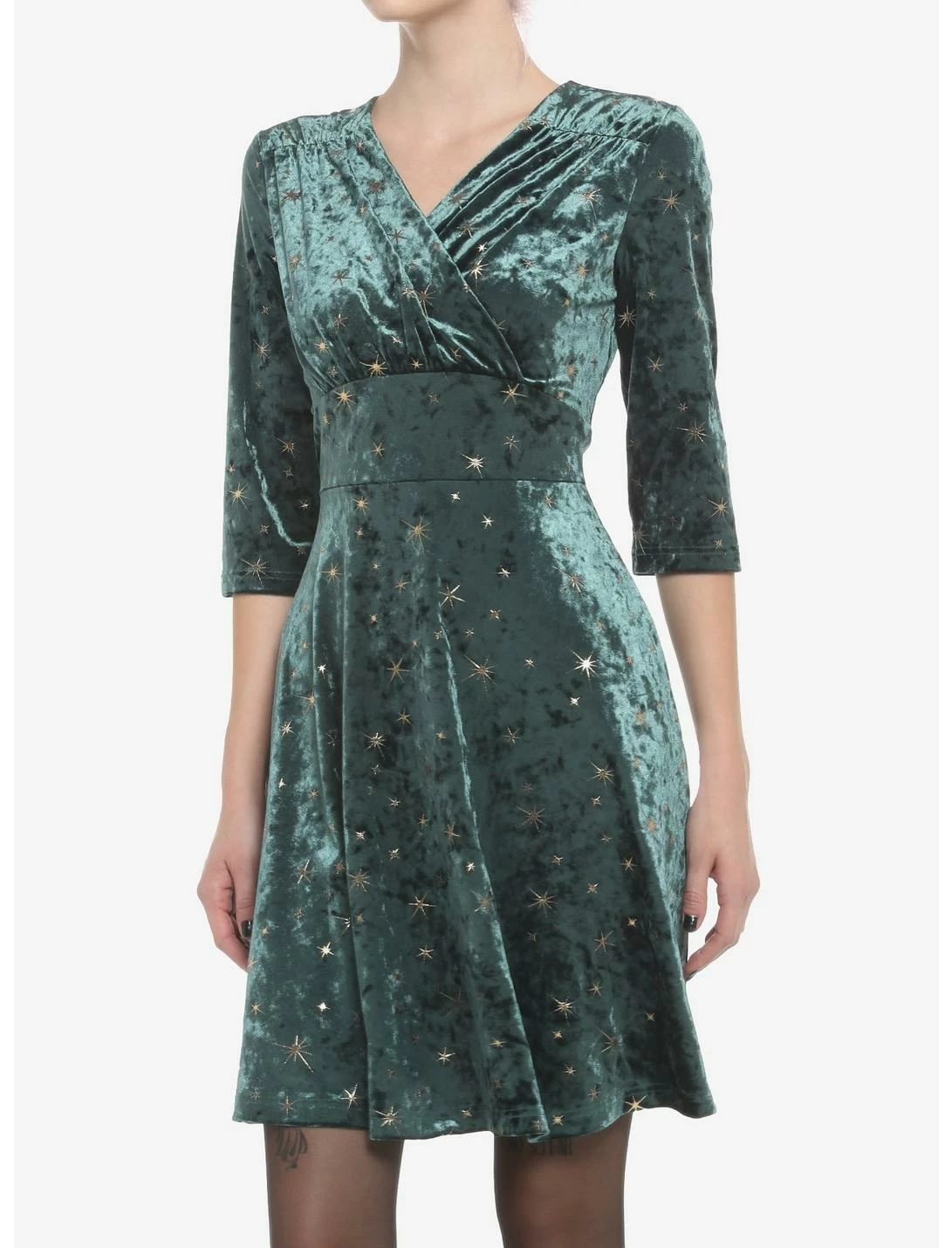 HUNIVERS Her Universe Retro Star Velvet Dress 3 HUNIVERS Her Universe Retro Star Velvet Dress