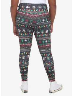 HUNIVERS Her Universe Disney Holiday Mickey Mouse & Friends Fair Isle Leggings Plus Size 3 HUNIVERS Her Universe Disney Holiday Mickey Mouse & Friends Fair Isle Leggings Plus Size -transcendentactive shop 19510589 av1